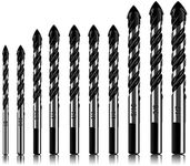 10-Piece Masonry Drill Bits Set for