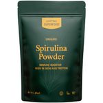 Everyday Superfood Organic Spirulina Powder 190g, Green, Vegan and Kosher