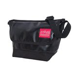 Manhattan Portage Vinyl Vintage Mini Messenger Bag XX-Small Ver2, Black, International Carry-on