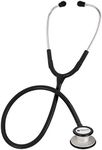 Prestige Medical Clinical Plus Dynamic Range Stethoscope with Two Piece Box Packaging, Black