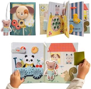 Taf Toys Home Busy Book for Toddlers 1-3 Interactive Educational Learning Quiet Book, Montessori toys for Boy Girl Birthday Gift, Ideal Toddler Busy Book for 1 Year Old Busy Board Quiet Activity Books