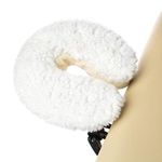 Saloniture Fleece Massage Table Face Cradle Cover - Facial Bed Headrest Pillow