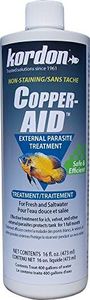 KORDON Copper-AID External Parasite Treatment for Aquarium Fish – Cures Ich, Velvet, and Parasites on Freshwater and Saltwater Fish, 16-Ounces