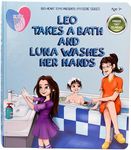 Leo Takes a Bath and Luna Washes Her Hands - Interactive Sound Books for Kids (Hygiene Series), Hardcover Childrens Books on Healthy Habits and Routines by Big Heart Toys