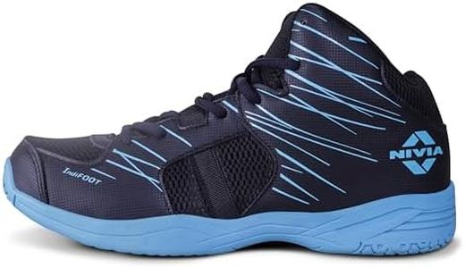 Nivia Panther 3.0 Basketball Shoes for Men, Soft Cushion EVA Inner Insole for Comfort & Support, Ideal for Basketball Athletes Size-UK05 (Black)