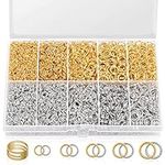 4600Pcs Silver and Gold Jump Rings 