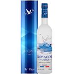 GREY GOOSE Premium French Vodka with Limited Edition Gift Tin, 40% ABV, 70cl / 700ml, Made from The Finest French Single-Origin Wheat & Natural Spring Water