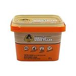 Gorilla High Performance Wood Filler, Stainable & Paintable, Shrink & Crack Resistant, Anchors Nails & Screws, Moldable, Sandable, Natural Color, 453g/16oz, Tub, (Pack of 1), 108039