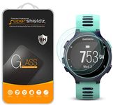 Supershieldz (2 Pack) Designed for Garmin Forerunner 735XT Tempered Glass Screen Protector, 0.33mm, Anti Scratch, Bubble Free