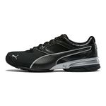 PUMA Men's SHOES TAZON 6 FM, PUMA BLACK-PUMA SILVER, 11 UK