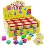 Make Your Own Bouncy Ball Kit - 12 Individual Kits - Science Party Favors - Fun DIY Arts and Crafts Easter for Kids - STEM Projects - Cool Birthday Party Activities for Kids - Create 12 Crystal Balls