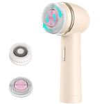 Facial Cleansing Brush MYCARBON Face Brush IPX7 Waterproof Electric Facial Brush Device Beauty Skin Machine for Deep Cleaning/Gentle Exfoliating/Massaging/Tighten Skin(Beige)