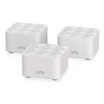 NETGEAR Orbi Whole Home Mesh WiFi System (RBK13) – Router Replacement Covers up to 4,500 sq. ft. with 1 Router & 2 Satellites