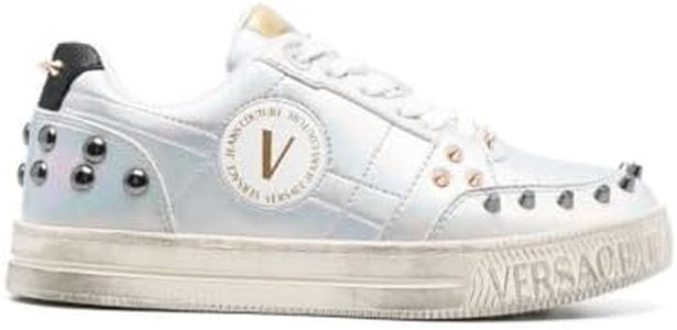 Versace Jeans Fashion Trainers 75VA3SKC, Silver, 9 AU