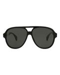 Gucci Men's Gg0463s Sunglasses, Black-White-Grey, 48