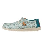 Hey Dude Wally Fish Camo - Light Blue Fish Camo