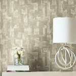 RoomMates RMK12218PLW Capetown Peel and Stick Wallpaper, Taupe