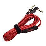 Replacement Control Talk Mic Cable Audio For Beats Monster Dr Dre Solo/Solo HD/Studio/Mixr/Detox/Pro Headphones