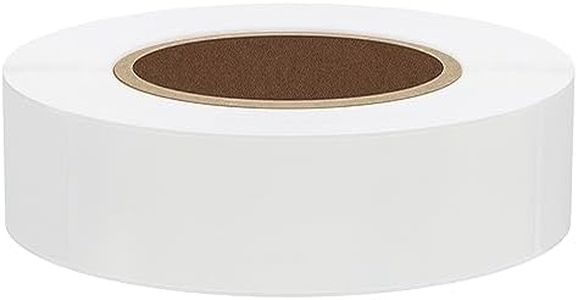 Hybsk 1x3 inch Rectangle Square Crystal Clear Retail Package Seals Circle Wafer Stickers/Transparent Labels (1x3 inch)