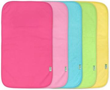 Green Sprouts Stay-Dry Burp Pad 5 Pieces (Multicolor)