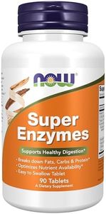 NOW Foods Super Enzymes, 90 Tablets