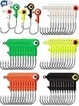 Gejoy 60 Pieces Fishing Lures Jig H