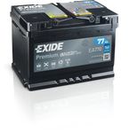 Exide Premium starting battery EA770 77 Ah