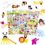 Puffy Stickers for Toddlers Animals Kids