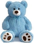 HUG 'n' FEEL SOFT TOYS Teddy Bear 4 Feet Plush & Stuffed Toys (Sky Blue 4 Feet)