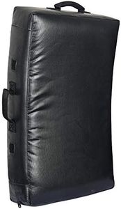 Kick Shield for Boxing Kickboxing Training Curved Muay Thai Kicking Pad Strike Body Shield MMA Taekwondo Karate Krav MAGA and other Sports like Football Basketball Hockey Lacrosse 28" x 15" (Black)