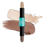 NYX PROFESSIONAL MAKEUP, Wonder Stick, Dual-Ended Stick, Contour And Highlight, Shape & Define, Cream Contour Stick, Buildable Coverage, Vegan Formula - FAIR