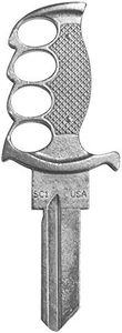 Lucky Line Forged Key Shapes, Knife - House Key Blank, SC1, 1 Key (B302S)