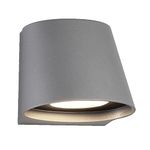 WAC Lighting WS-W65607-GH Graphite Mod LED Outdoor Wall Light, 7in,