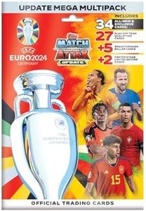 Topps Euro 2024 Match Attax Oficial - Update Mega Multipack (¡34 Cartas Nuevas!)