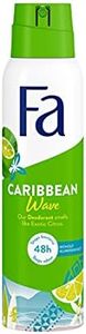 FA Lot de 6 déodorants en spray pour femme Citron des Caraïbes 150 ml