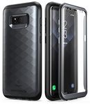 Clayco Galaxy S8+ Plus Case, Clayco [Hera Series] Full-Body Rugged Case with Built-in Screen Protector for Samsung Galaxy S8+ Plus (2017 Release) (Black)