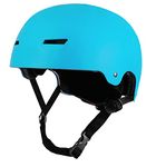 Tourdarson Skateboard Helmet Impact Resistance Ventilation for Youth & Adult (Blue, Large)