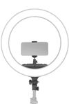 Prolite 18 inch Professional Big LED Ring Light with Mobile Holder, Ball Head, Carry Bag Color and Brightness Control For Youtube, Photoshoot, Streaming, Compatible with all Mobile Phones and Cameras