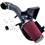 LLANNDER 4" Cold Air Intake System + Heat Shield For 99-06 GMC/Chevy V8 4.8L/5.3L/6.0L / Silverado 1500/2500/3500 (Red)