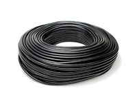 HPS HTSVH35-BLKx25 Black 25' Length High Temperature Silicone Vacuum Tubing Hose (60 psi Maxium Pressure, 3.5mm ID)