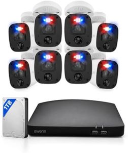 Swann 4K Wired DVR Security Camera System, 8 Cameras, 8 Channel, 1TB HDD