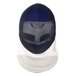 LEONARK Fencing Foil Mask CE 350N Certified National Grade Masque - Fencing Protective Gear (Black, M)