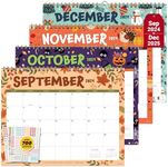 Decorably Wall Calendar Landscape - 18 Month 2024 Calendar Wall Hanging Large Jan 2024 to June 2025, 14.5x11.5in 18 Month Wall Calendar 2024-2025 Monthly, Large Wall Calendar 2024-2025 Wall Large