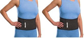 Mueller Waist and Back Support Belt – Adjustable Lumbar Brace for Lower Back Pain Relief – Wraparound Compression Support for Weak Sore Injured Backs – Breathable Mesh – One Size Fits Most Adults
