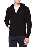Tommy Hilfiger Men's Tjm Regular Fleece Zip Hoodie Sweater, Black, M