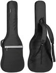 CAHAYA Electric Guitar Bag Gig Bag 6mm Padding Padded Backpack with Reflective Bands Soft Guitar Case Black CY0225