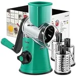 Geedel Rotary Cheese Grater with 3 