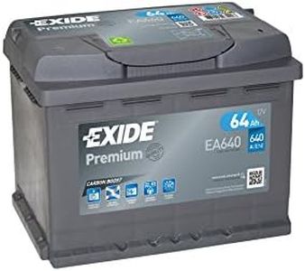 EXIDE Premium EA640 Batterie de Voiture 64Ah 640A