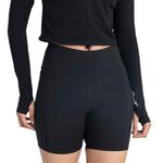 HUNNIT Cycling Shorts for Women, Black | High Waisted Cycling Shorts with 2 Side Pockets| 4 Way Stretch | Moisture Wicking Fabric | Cycling Shorts for Workout, Running, Squats | Zero Transparency-M