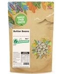 Wholefood Earth Butter Beans 3 kg | GMO Free | Natural | High Fibre | High Protein